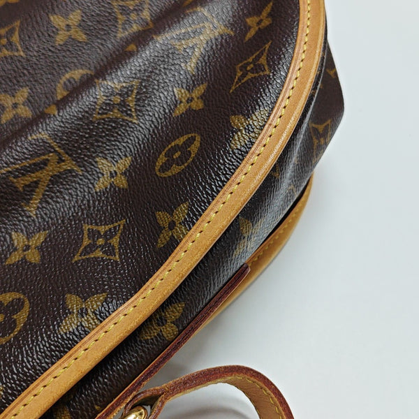 MENILMONTANT MM Monogram Coated Canvas Brown