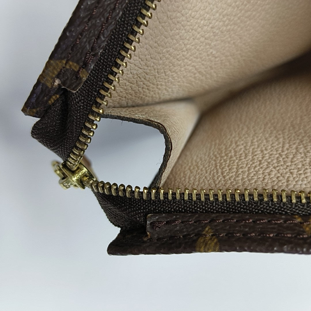 BUCKET Monogram Coated Canvas Brown
