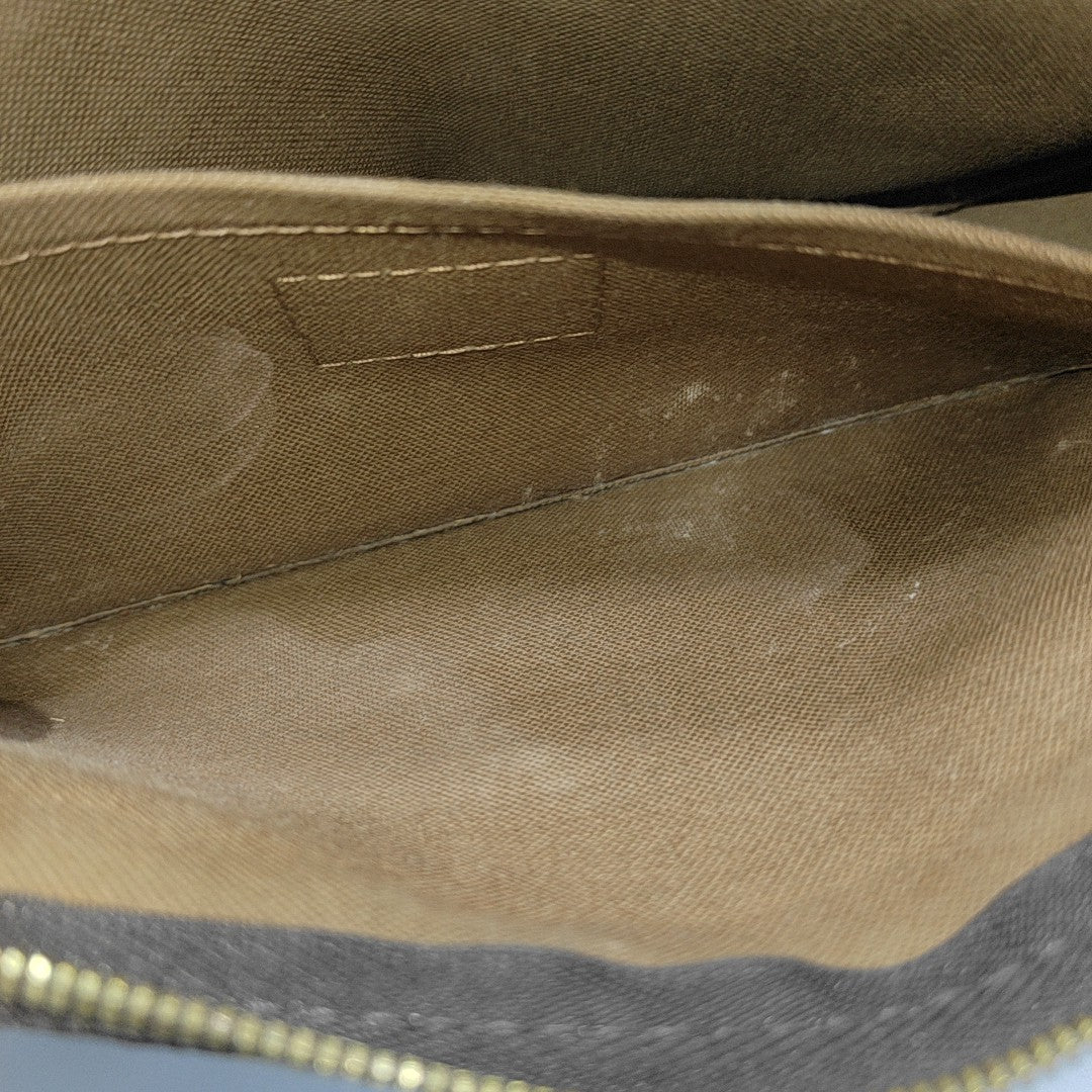 MULTI Monogram Coated Canvas Brown