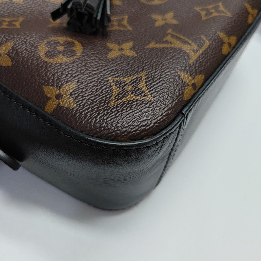 SAINTONGE Monogram Coated Canvas Brown