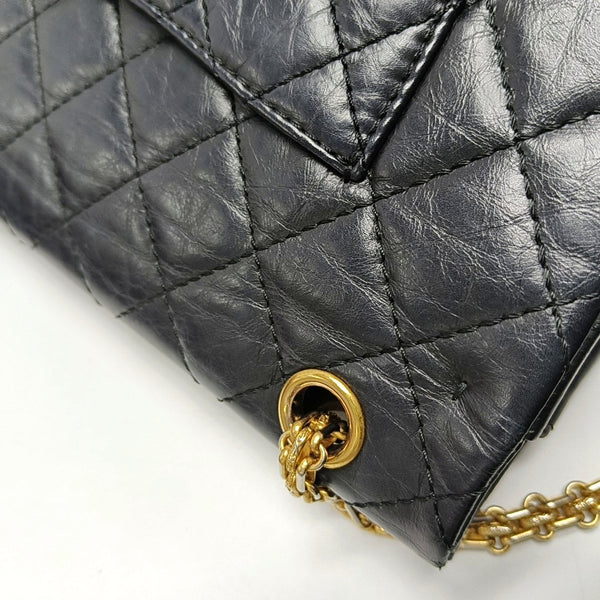Authenticated pre-owned  2.55 227 (jumbo) Quilted Calfskin Black - Shoulder Bag at Looply