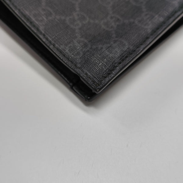 GG Supreme Monogram Coated Canvas Gray