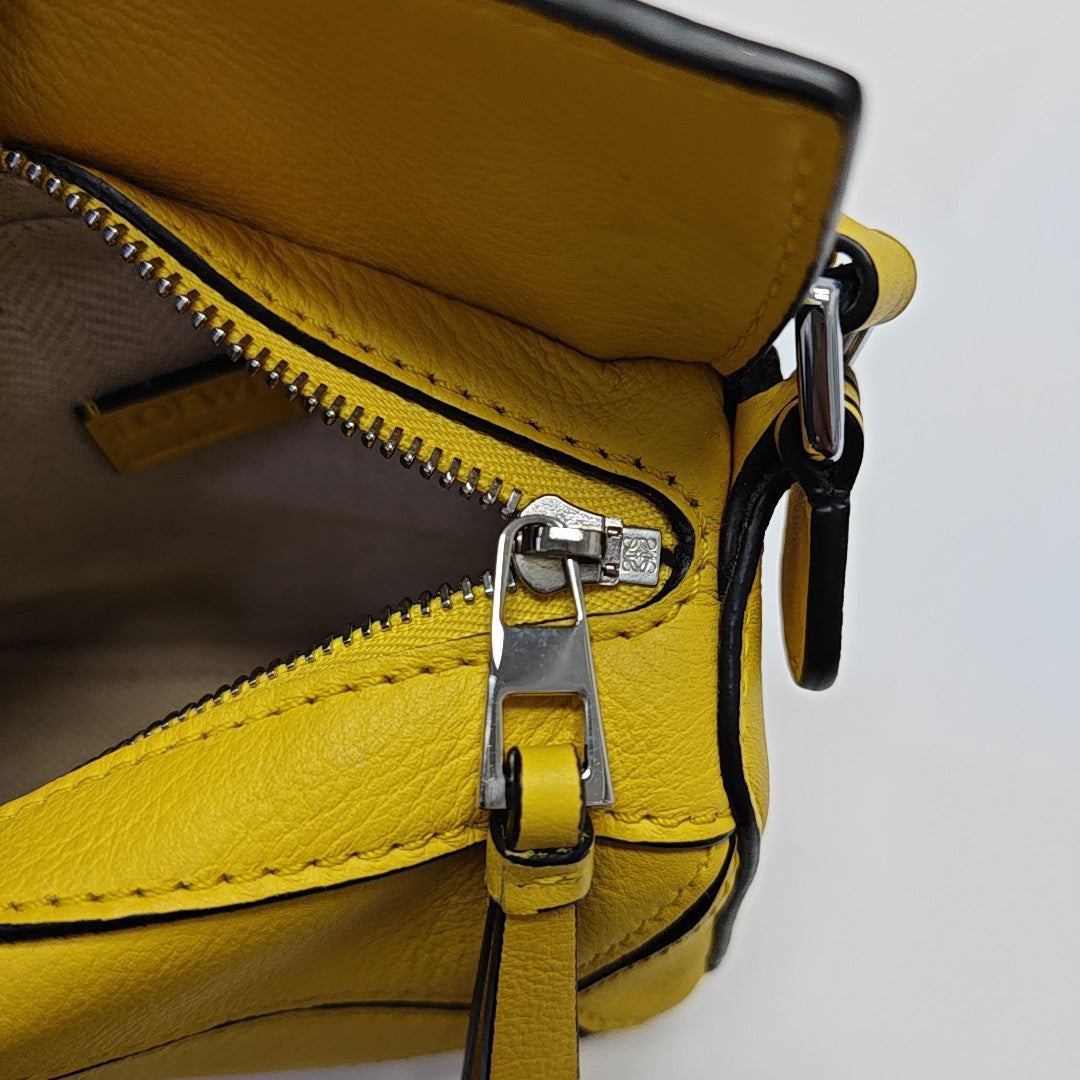 Puzzle Calfskin Yellow