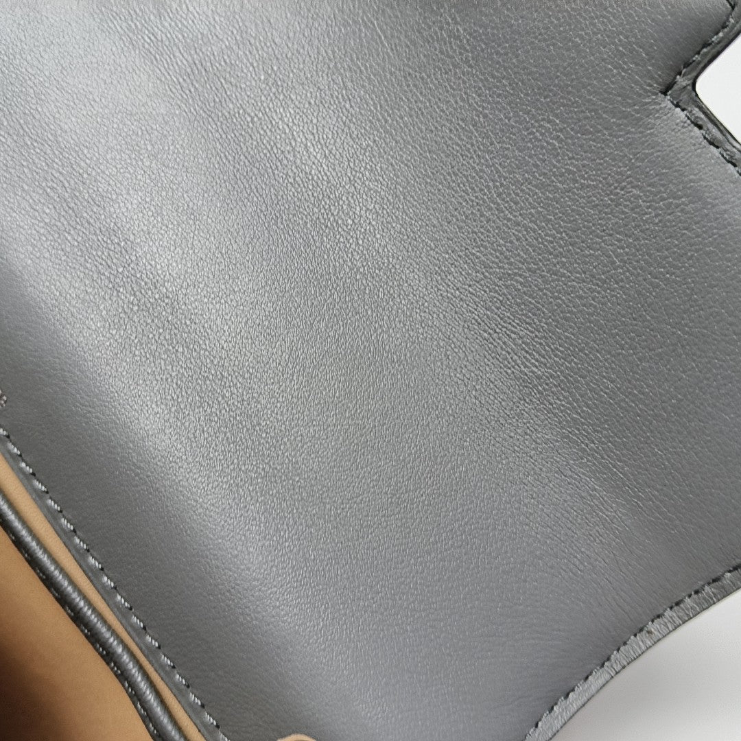 Tempête Small Calfskin Gray
