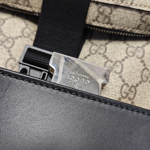 GG Supreme Monogram Coated Canvas Beige