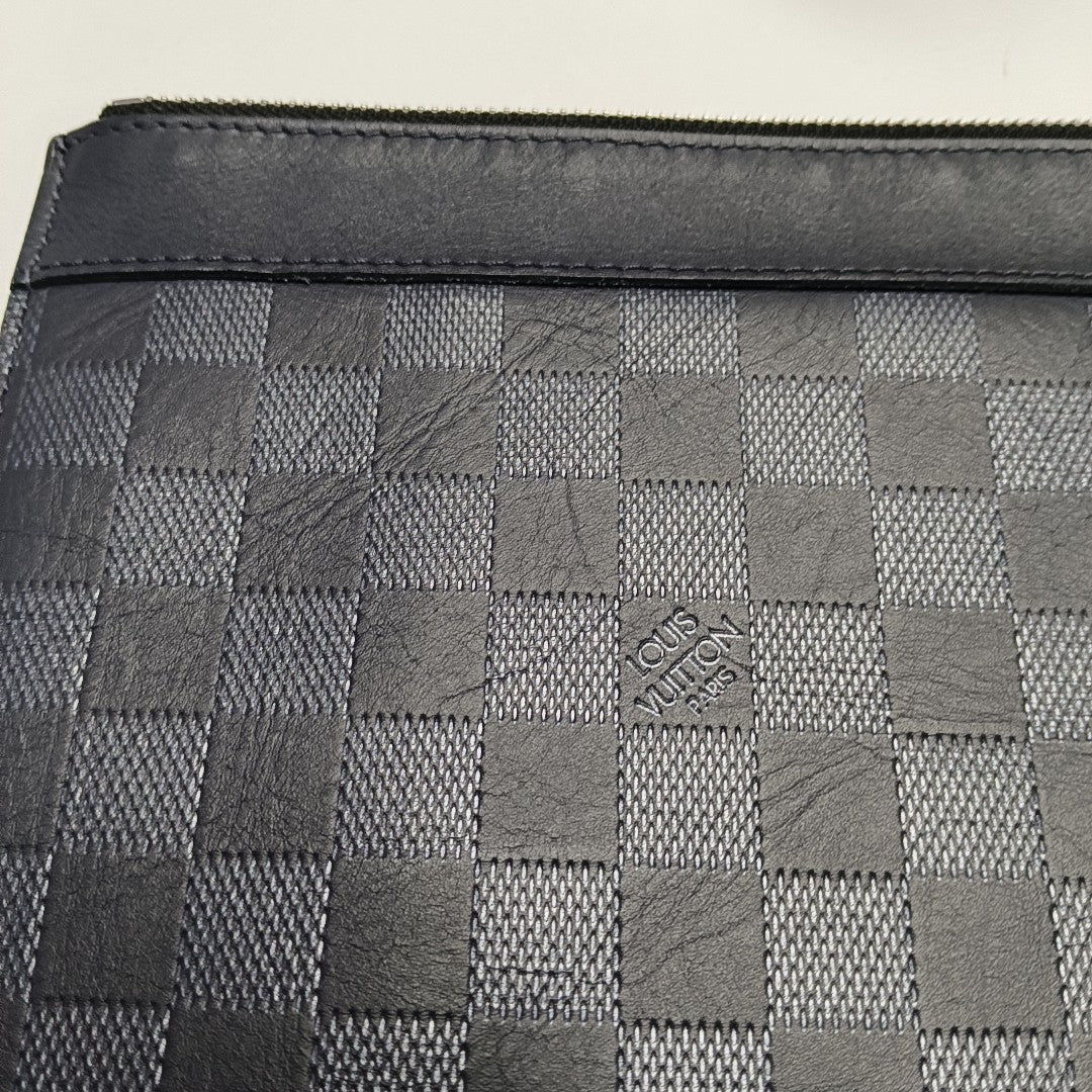 DISCOVERY GM Damier Calfskin Blue
