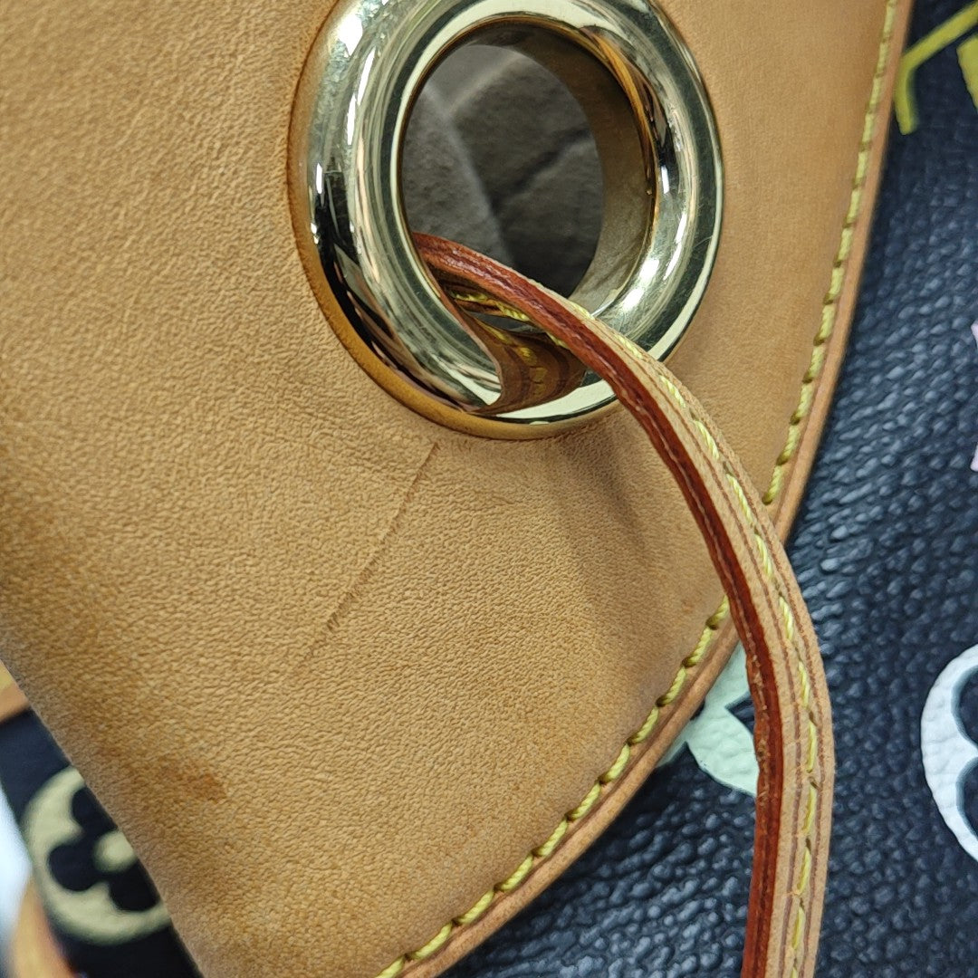 LV × TM URSULA Monogram Coated Canvas Black