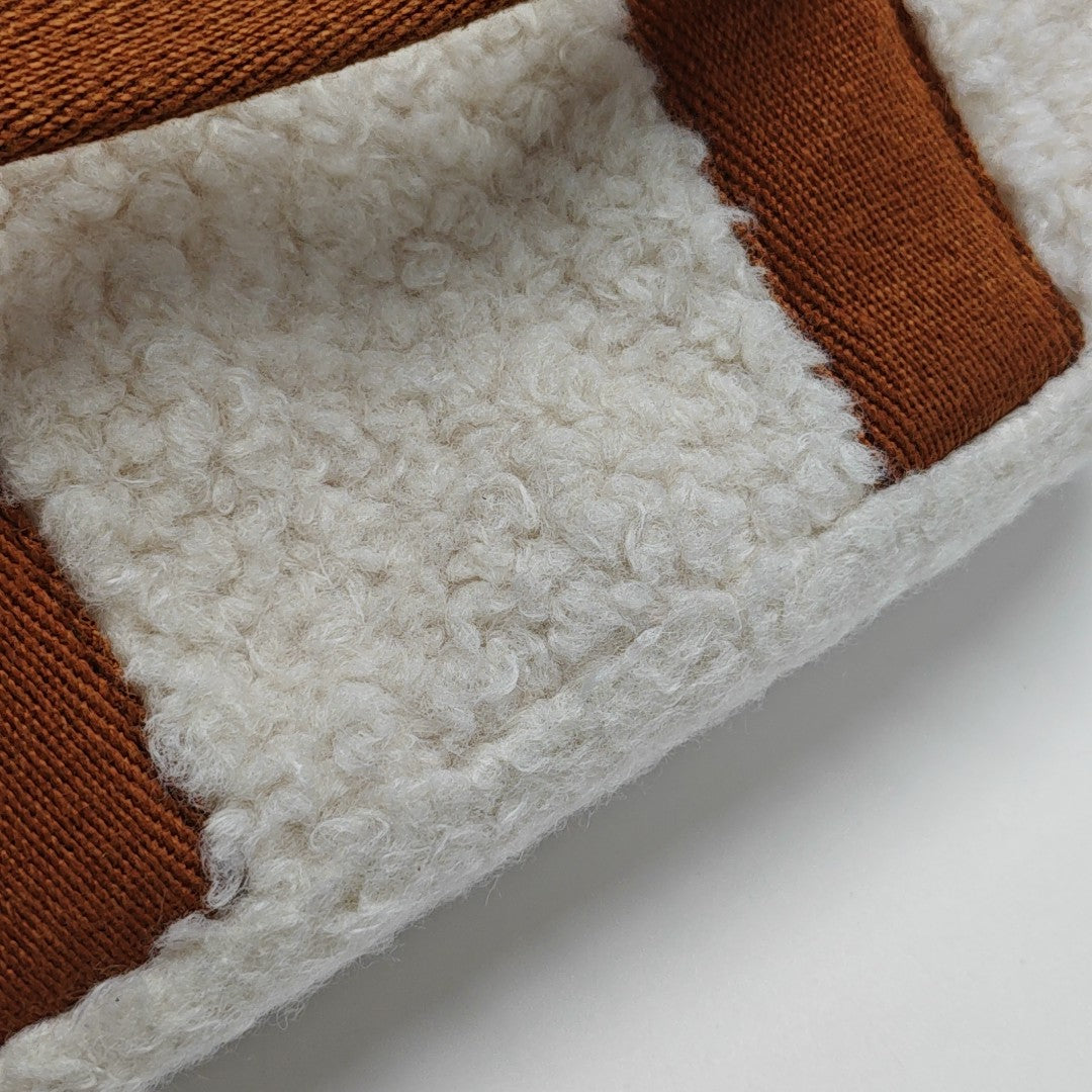 Fabric Shoulder Bag White