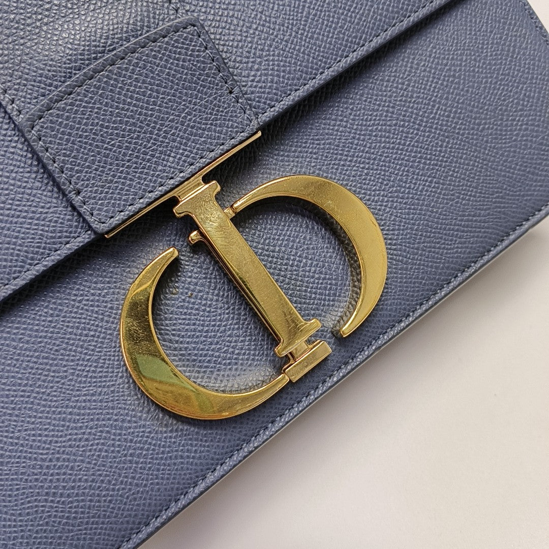 30 Montaigne Calfskin Blue