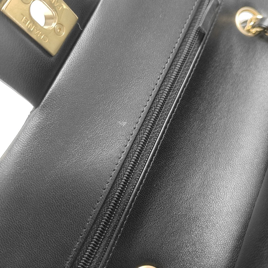 Quilted Lambskin Small Black