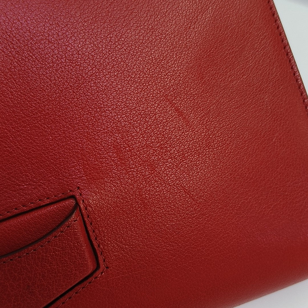 TROTTEUR Calfskin Red