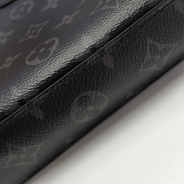 TRIO Monogram Coated Canvas Gray