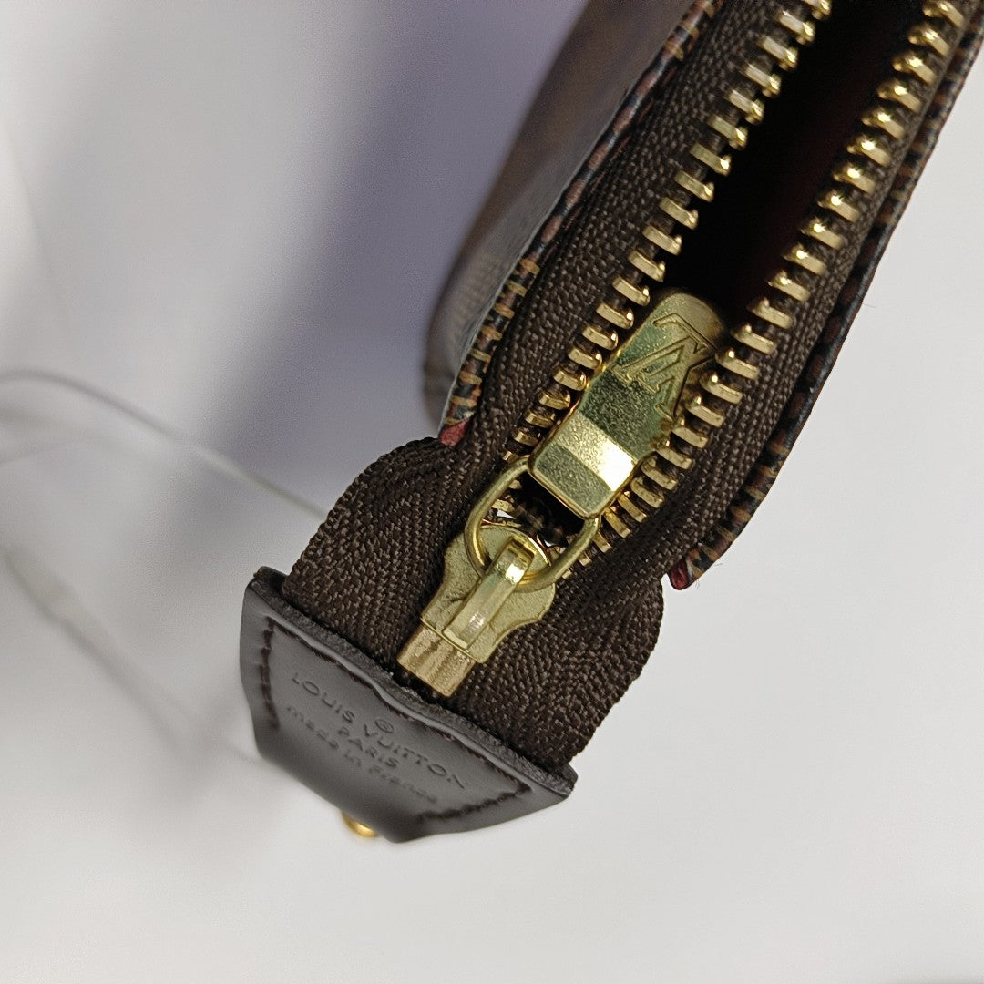 ACCESSOIRES Mini Damier Ebene Coated Canvas Brown