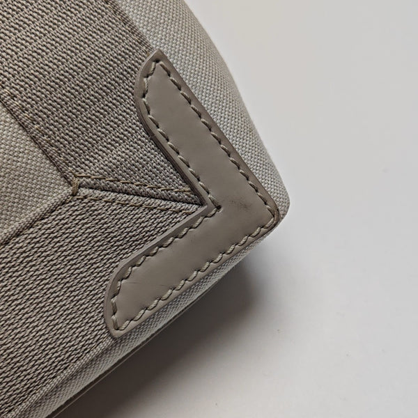 Navy Mini Canvas White