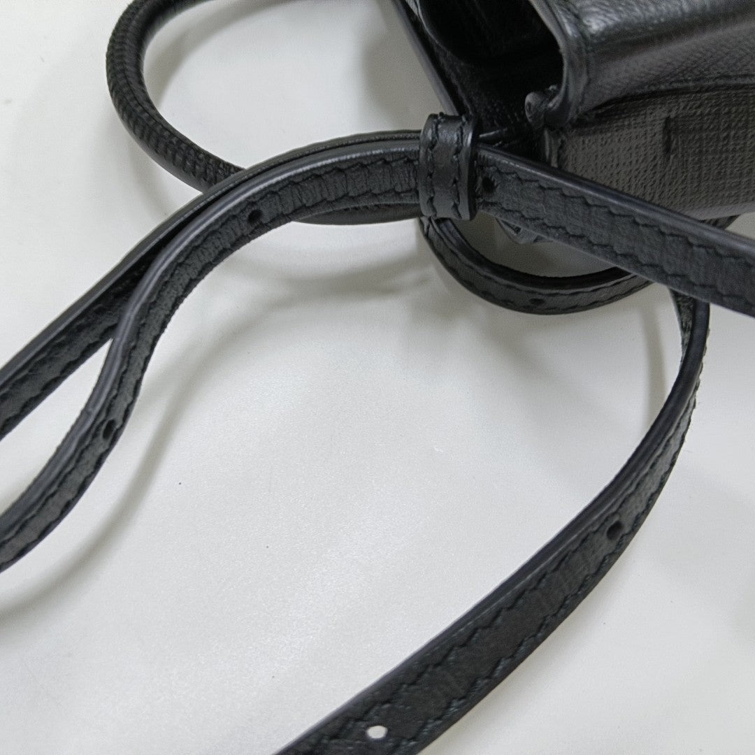 Shopping Bag Calfskin Black