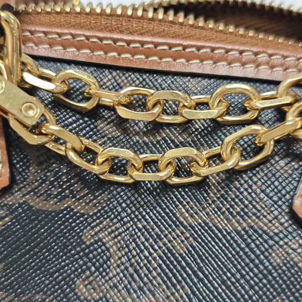 TRIOMPHE CANVAS Mini Coated Canvas Brown