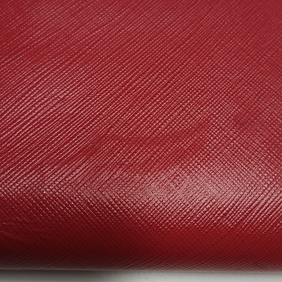 Gancini Piel de ternera Roja