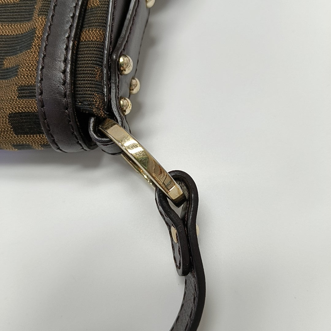 Canvas Shoulder Bag Brown