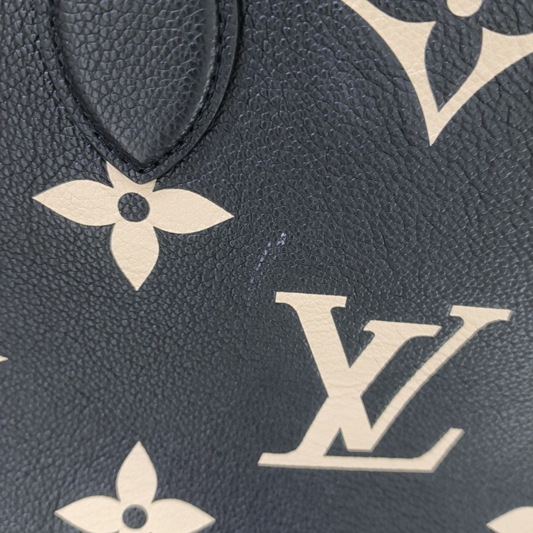 ONTHEGO MM Monogram Calfskin Black