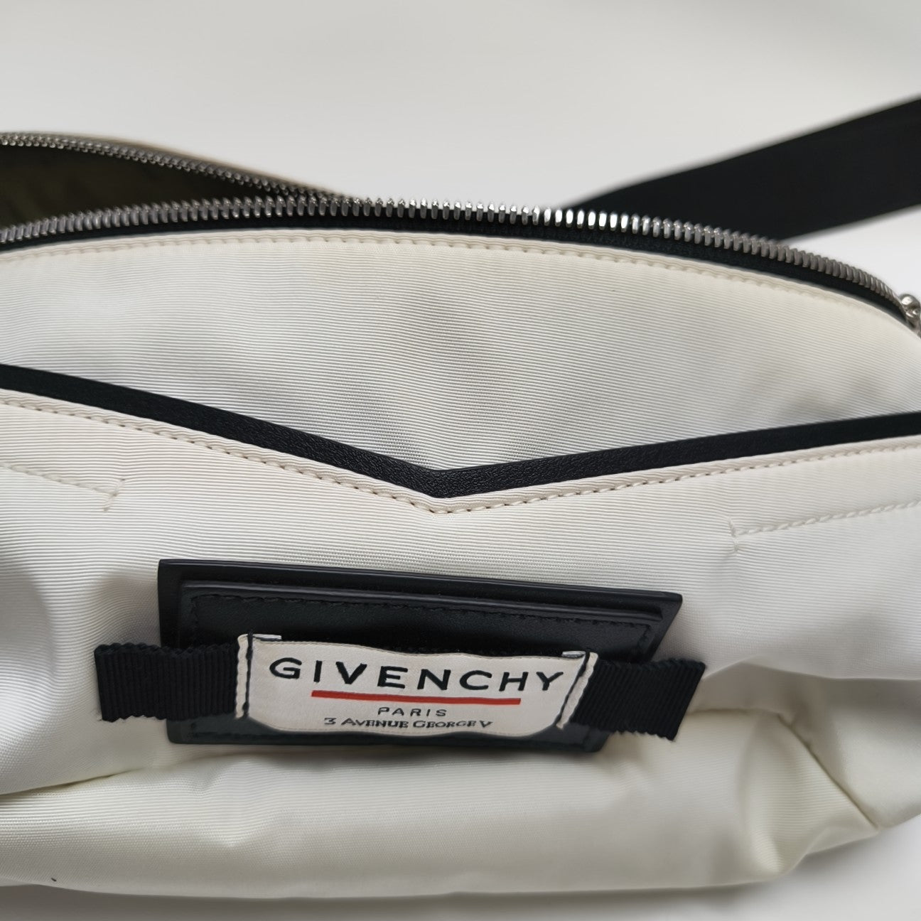 Fabric Belt Bag White
