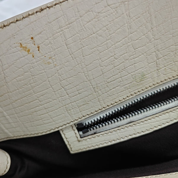 Monogram Coated Canvas Top Handle Bag Beige