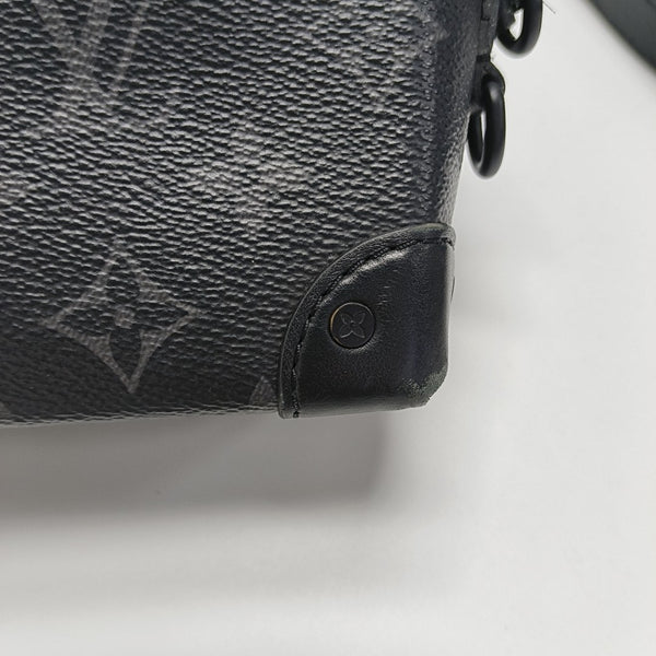 STEAMER Mini Monogram Coated Canvas Black