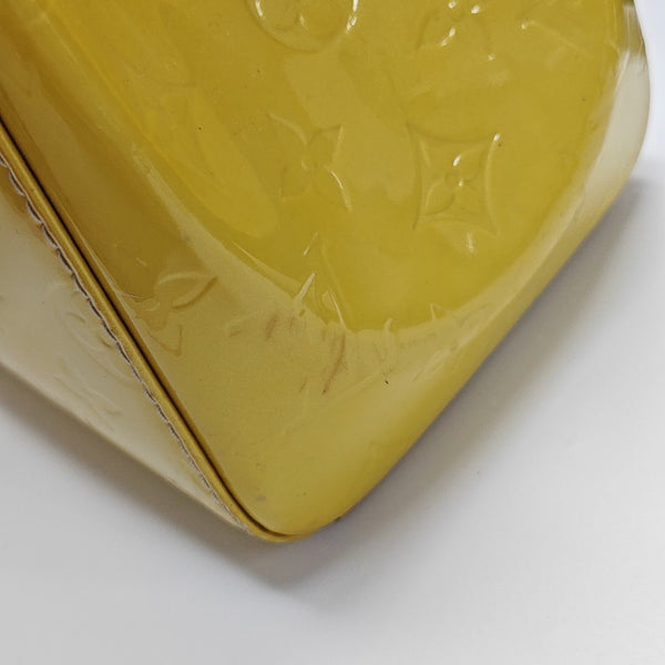 BREA MM Monogram Patent Leather Yellow