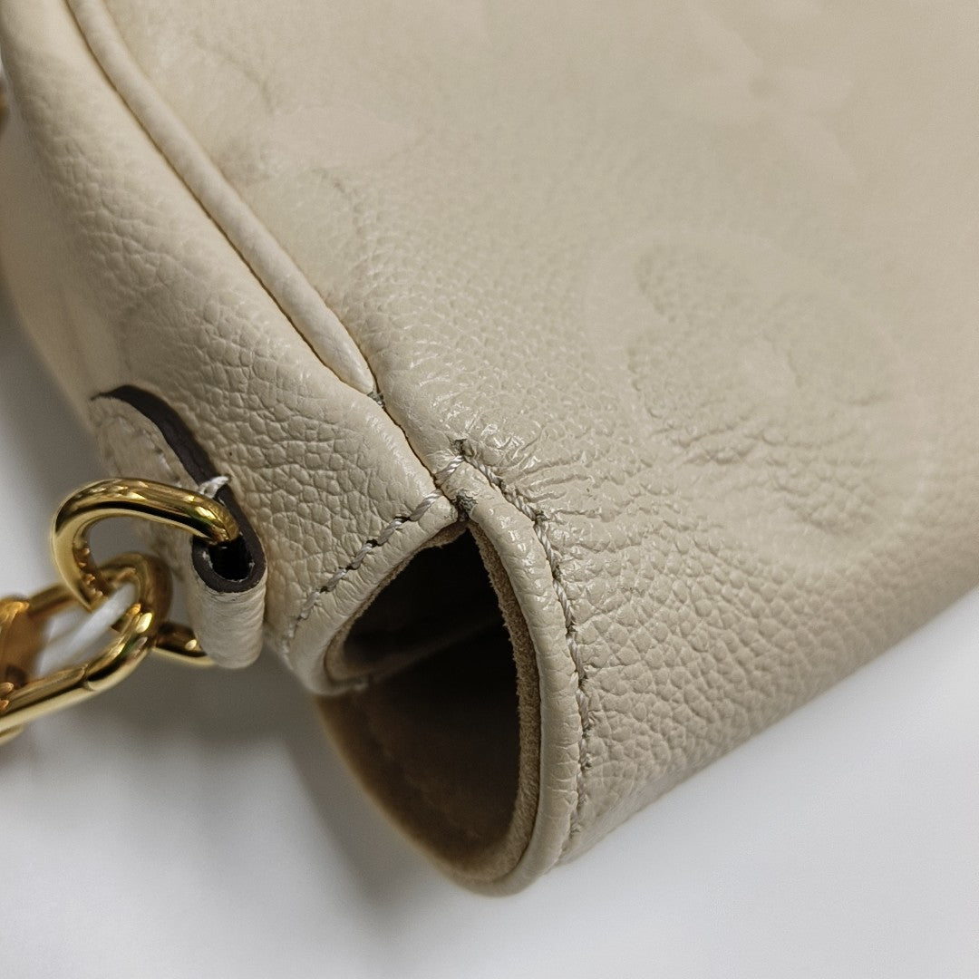 IVY Monogram Calfskin Beige