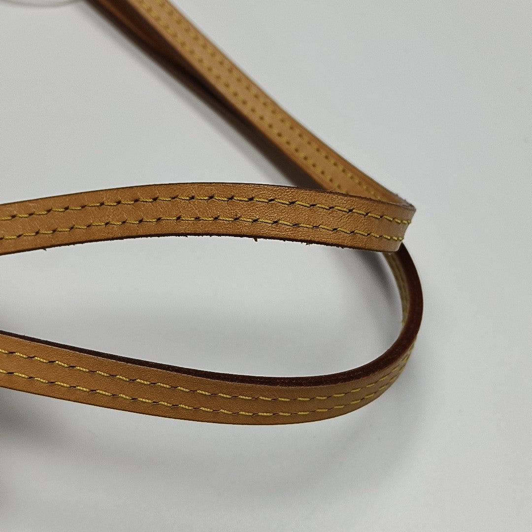 NEVERFULL MM Monogram Coated Canvas Brown