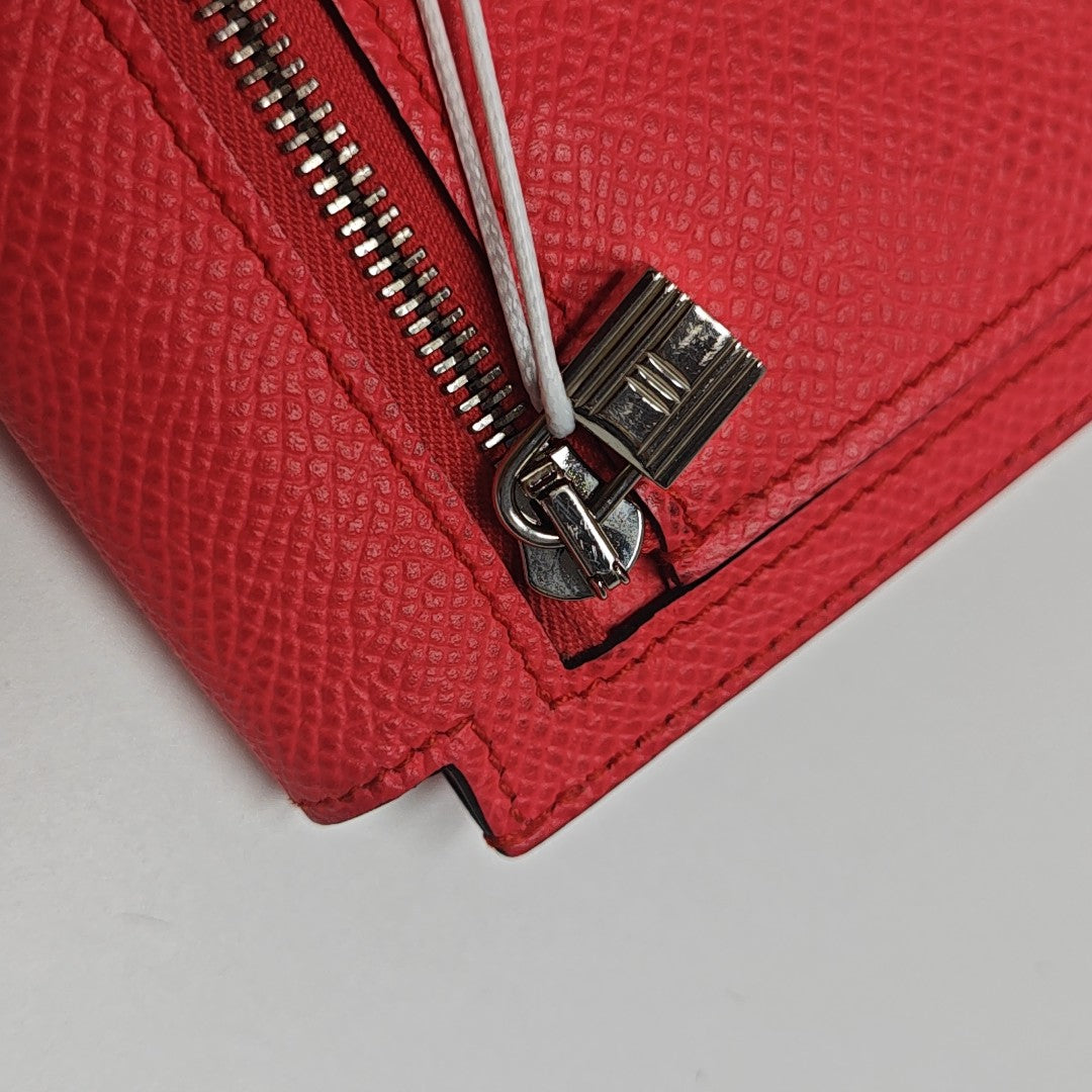 Kelly Epsom Pink Coin Purse