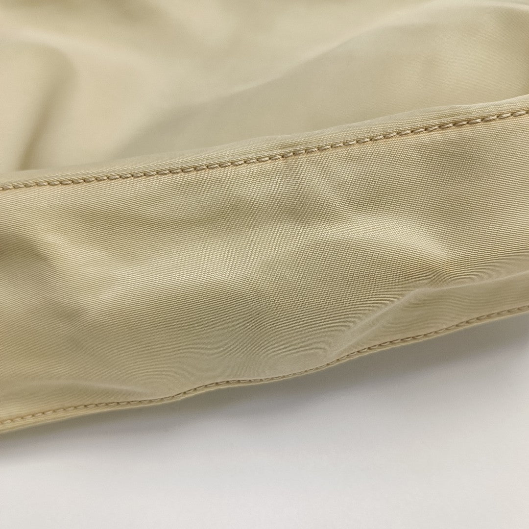 Nylon Tote Bag Beige