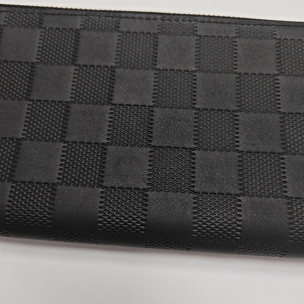 ZIPPY Damier Graphite Calfskin Black Wallet