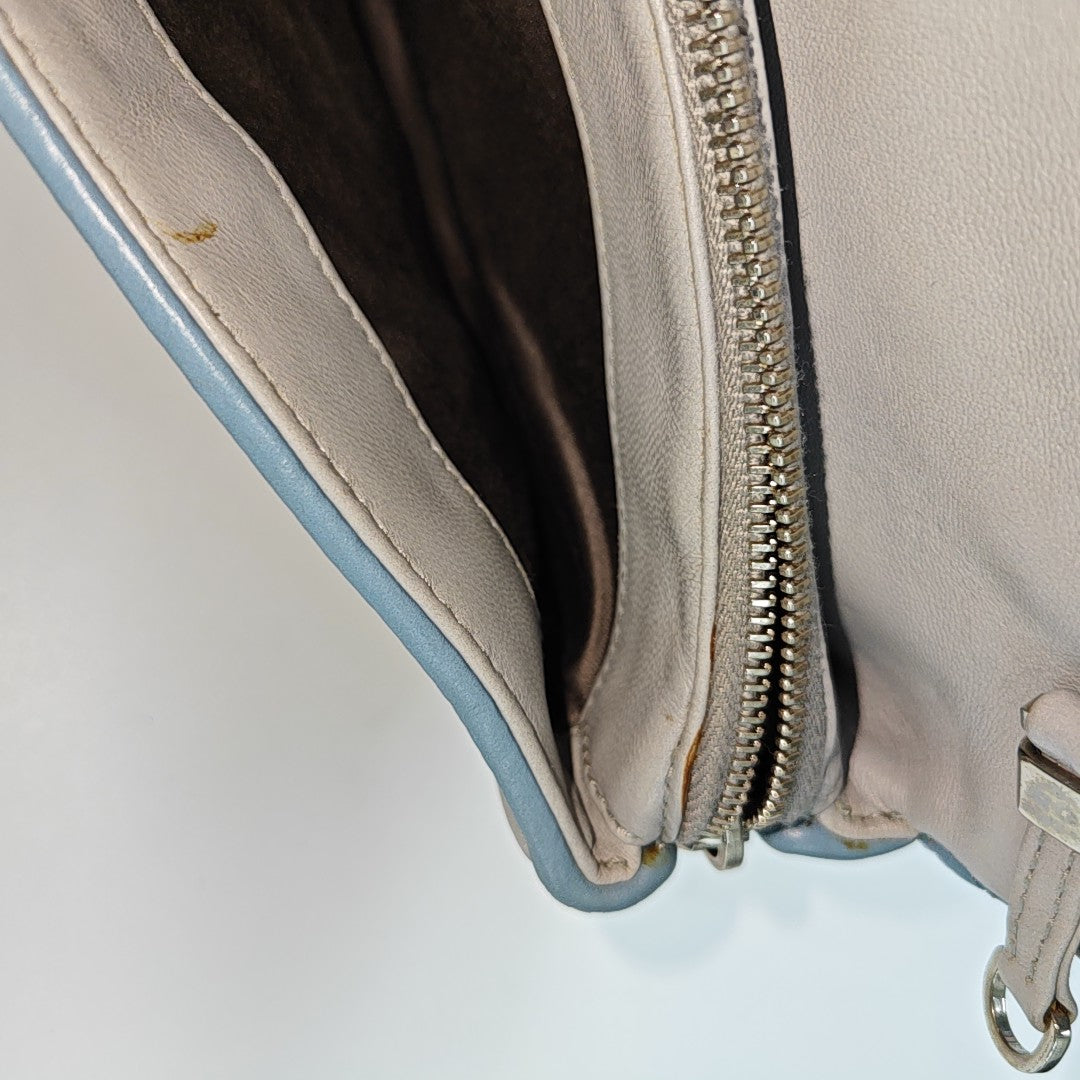 Crystal Quilted Lambskin Blue