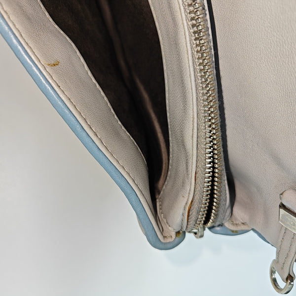 Crystal Quilted Lambskin Blue