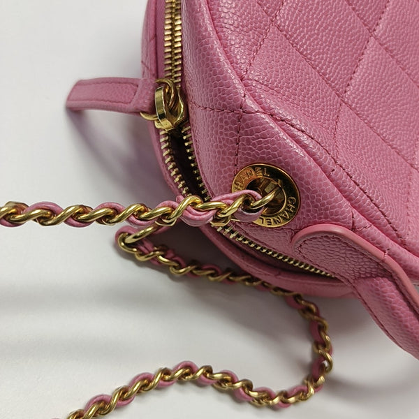Quilted Grained Calfskin Pink
