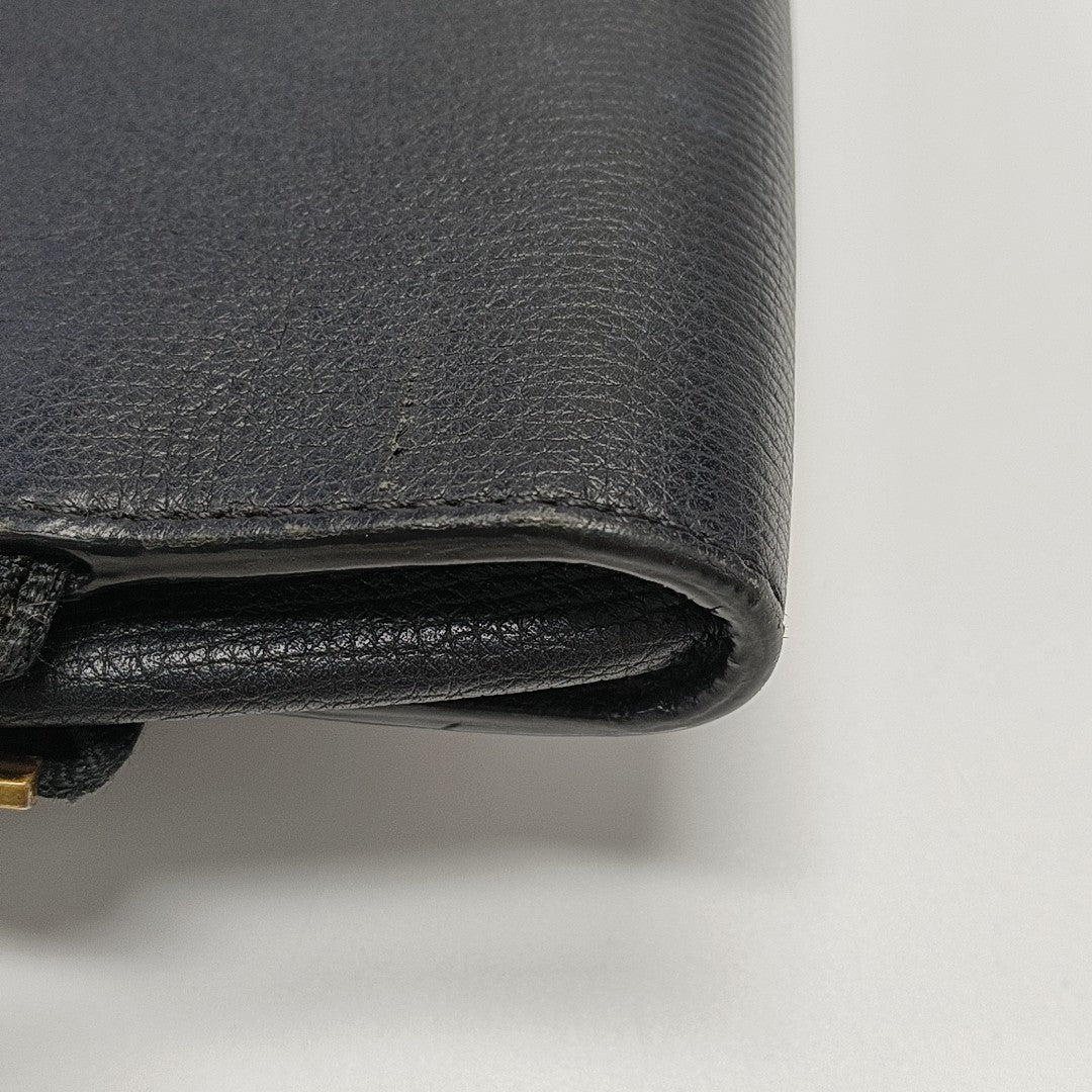 Calfskin Shoulder Bag Black