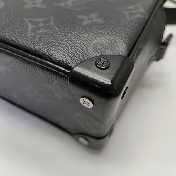 SOFT TRUNK Mini Monogram Coated Canvas Black