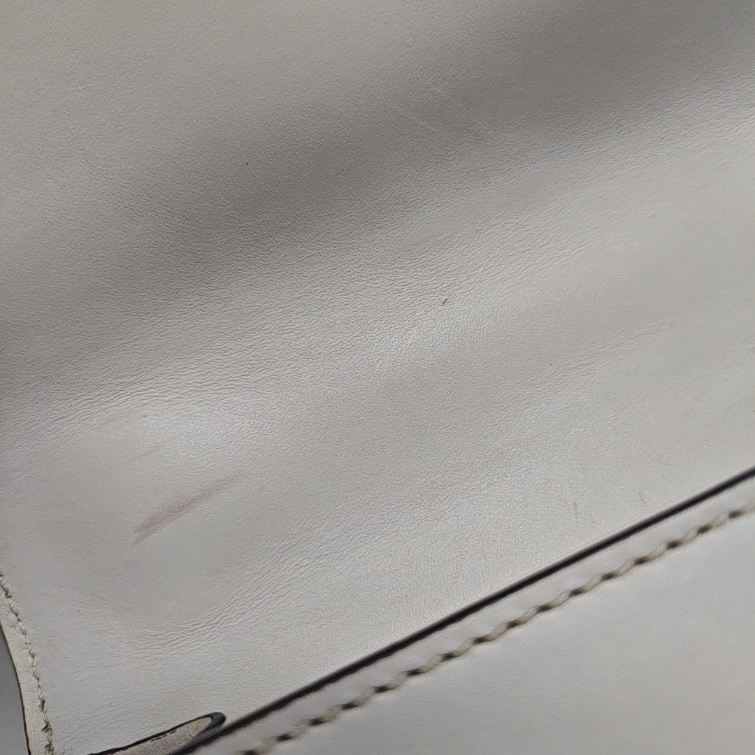 Sylvie Mini Calfskin White