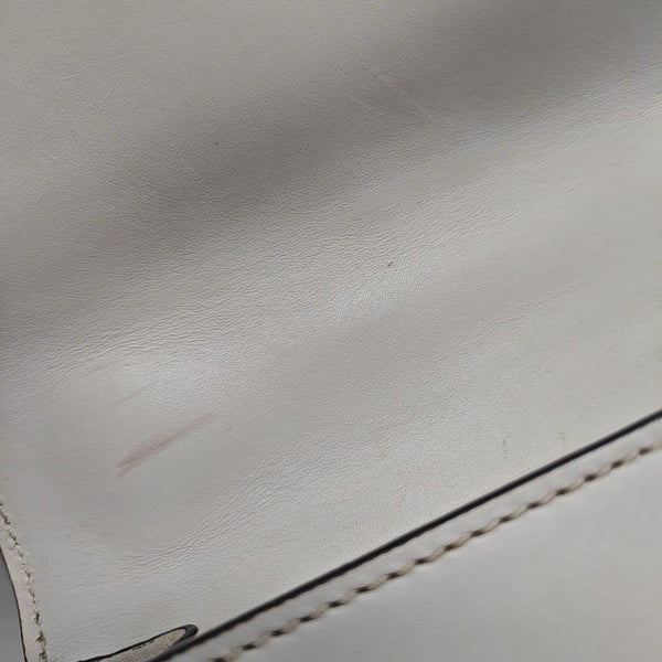 Sylvie Mini Calfskin White