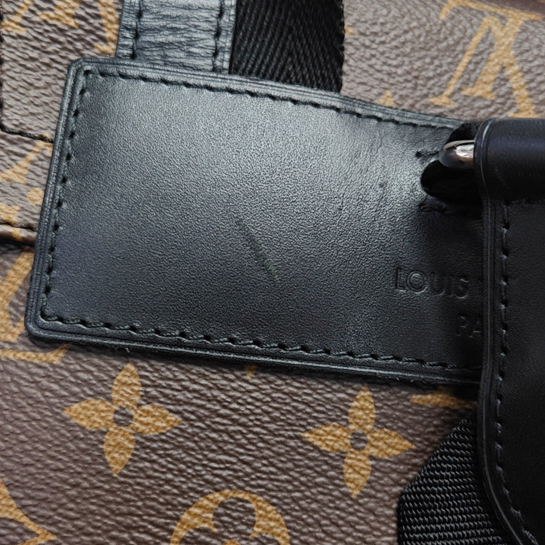 CHRISTOPHER PM Monogram Coated Canvas Brown