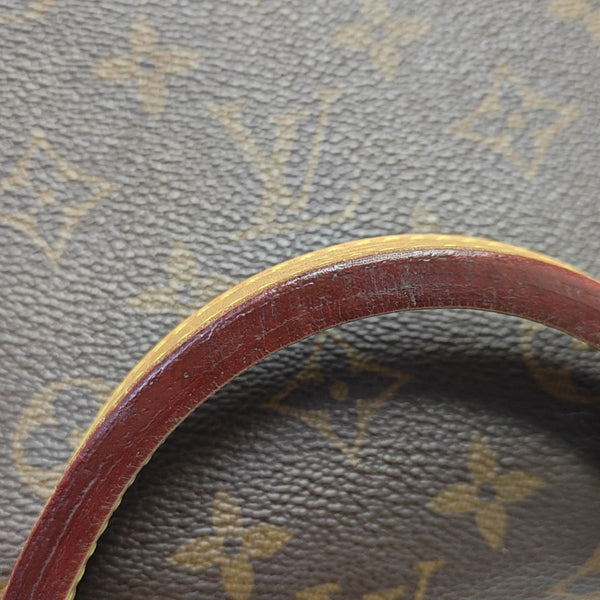 CLUNY PM Monogram Coated Canvas Brown