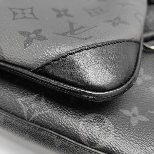 TRIO Monogram Coated Canvas Gray