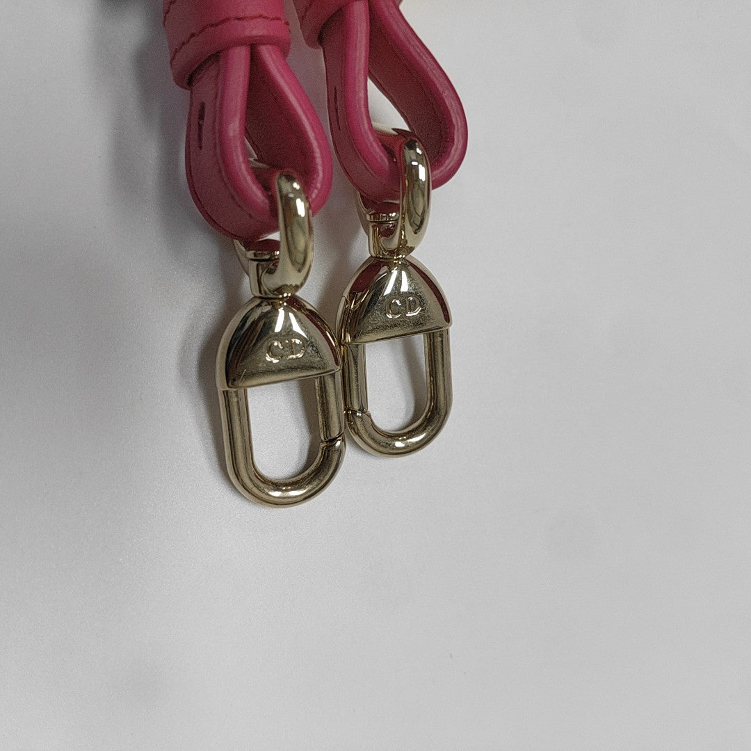 Lady Dior Small Cannage Lambskin Red