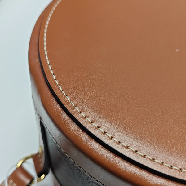 TRIOMPHE Medium Coated Canvas Brown