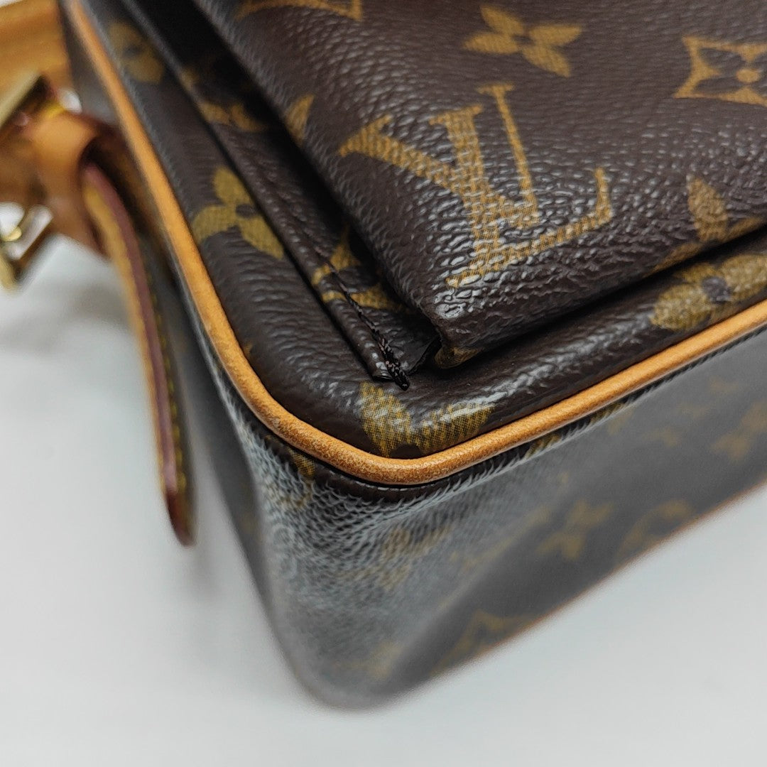 VIVA CITE Monogram Coated Canvas Brown