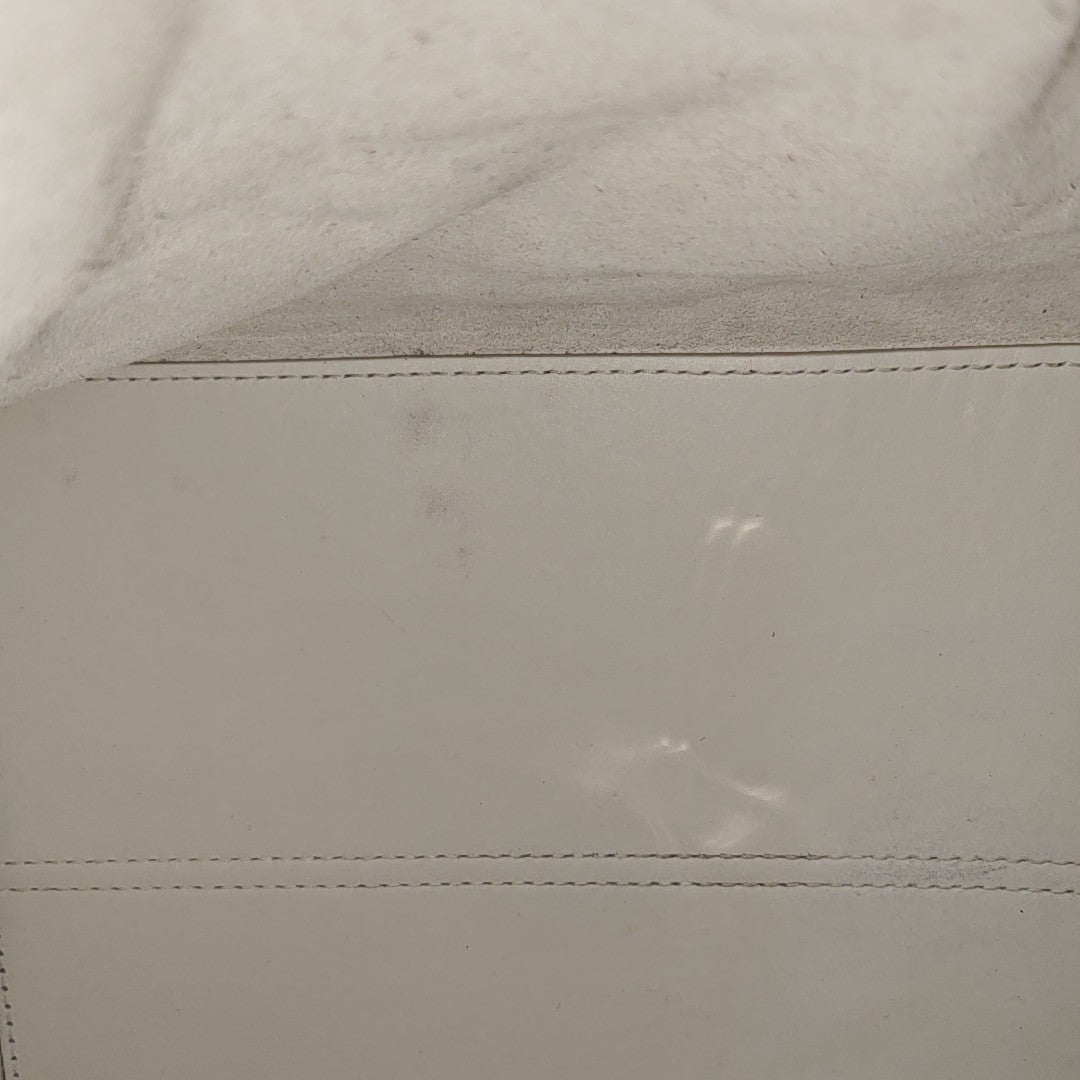 Toujours Medium Cannage Calfskin White