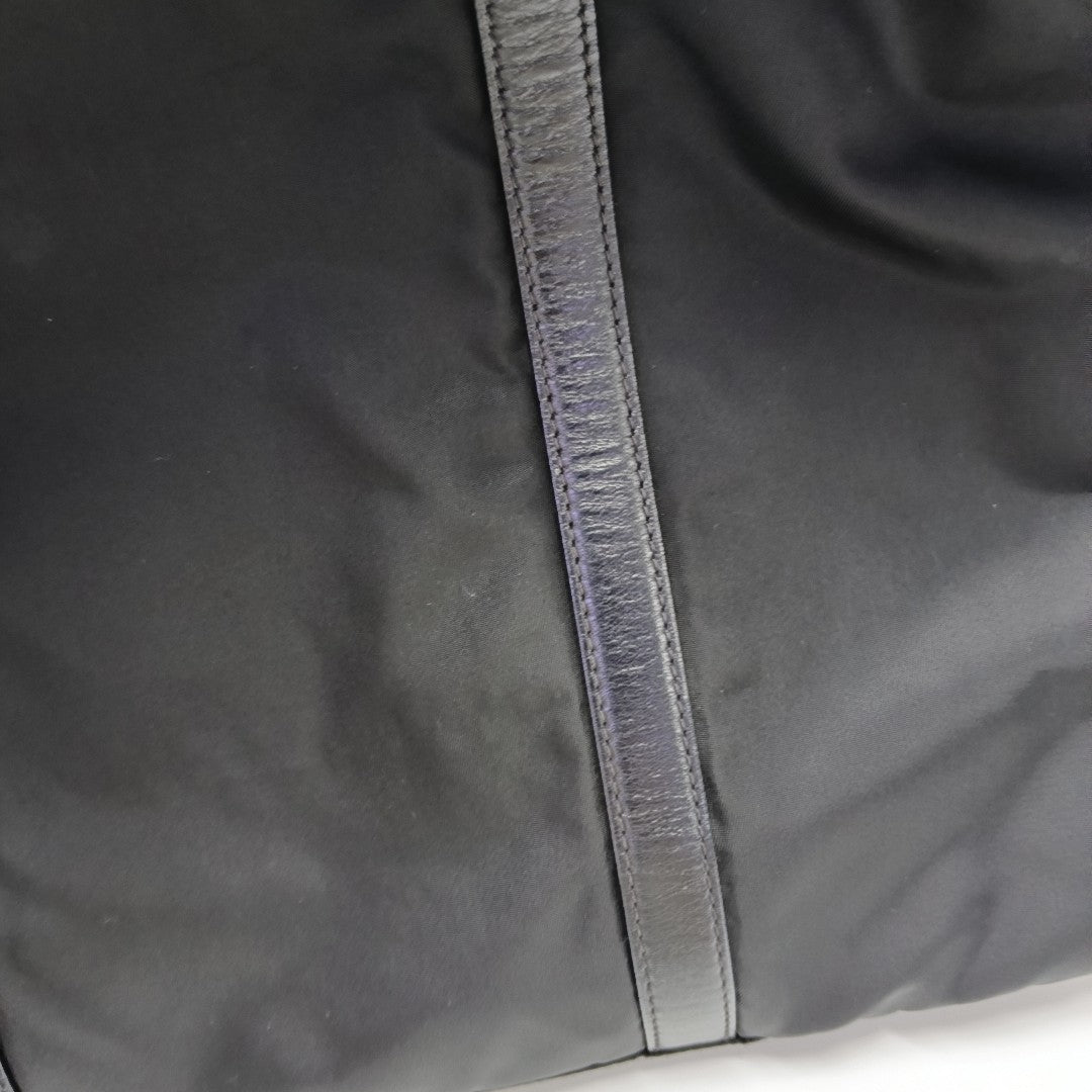 Nylon Shoulder Bag Black