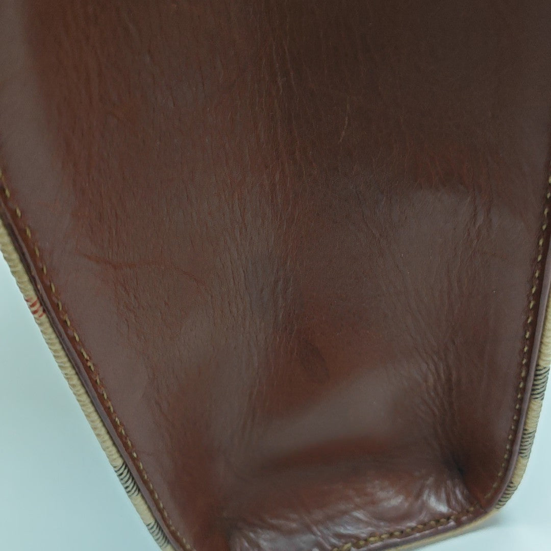 Coated Canvas Tote Bag Beige
