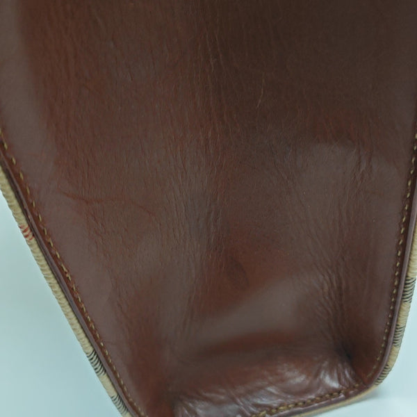 Coated Canvas Tote Bag Beige