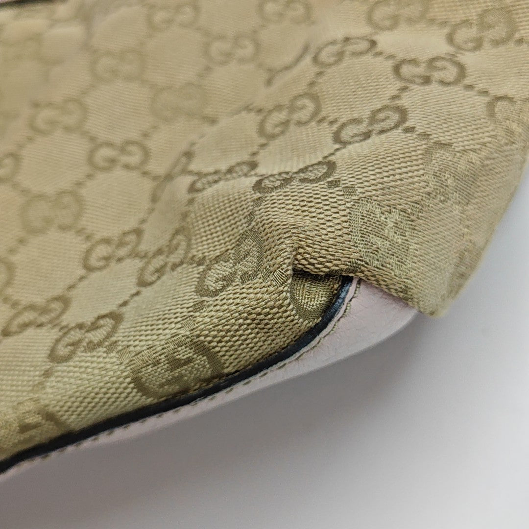 Monogram Canvas Tote Bag Beige
